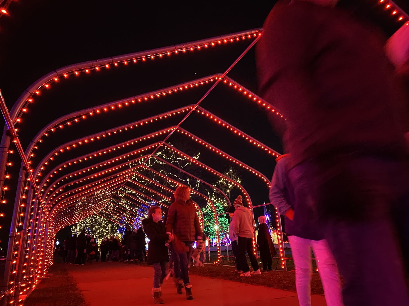 Tunnel of lights